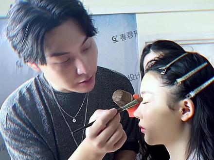 化妆师教你如何正确用散粉不斑驳不卡粉#新手化妆教程 #定妆 #底妆