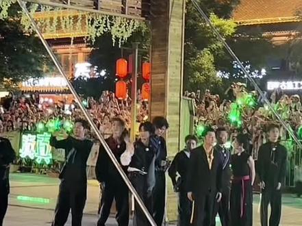 跑男邯郸站广府古城录制现场#跑男来了 #跑男录制 #邯郸#邯郸广府古城