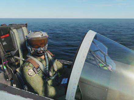 他居然跳伞逃生了 #低空跳伞 #dcsworld