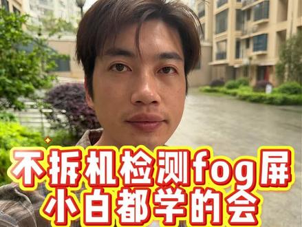 挑战100期第90期不拆机检测fog屏,小白都学的会#数码科技 #二手手机 #fog屏幕 #fog屏幕怎么鉴别 #fog屏与原装屏区别