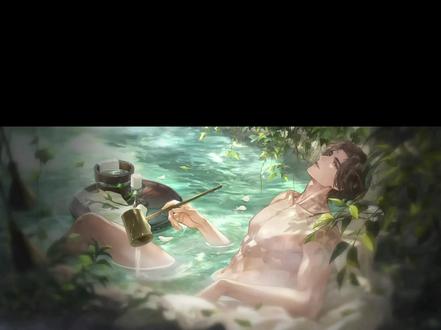 易遇【月华】重逢+满花+世界钥匙
#世界之外 #易遇