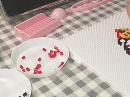 婆娑拼豆MARD黄豆豆拼图DODO小舞COCO同款货源小豆融 #拼豆