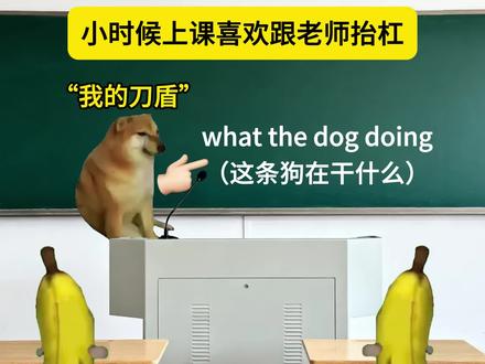 小时候上课喜欢跟老师抬杠#猫meme#抽象#我的刀盾#搞笑