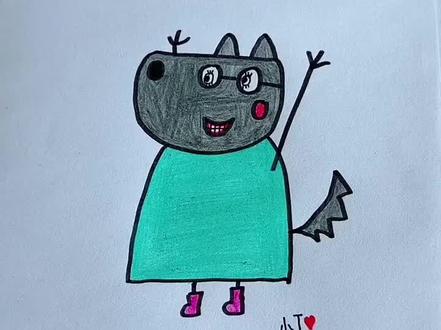 简笔画狼奶奶给小狼温蒂过生日,今天是小狼温蒂的生日,朋友们都来参加温蒂的生日派对,狼奶奶端着蛋糕嚎叫一声,大家以为是野兽来了 #简笔画 #感谢抖音我要上热门 #感谢那些默默给我点赞的人 @DOU+小助手