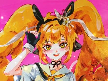 爸爸画的安琪拉VS我画的安琪拉,今天被火烧pp了吗~#一起学画画 #王者荣耀安琪拉 #安琪拉 #绘画