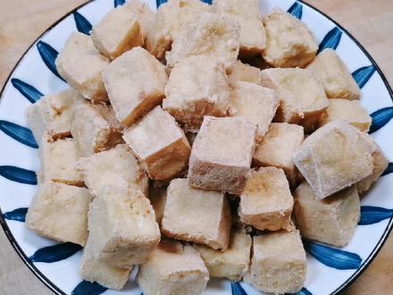 用外婆35年老经验教你炸豆泡,巧用一个妙招,外焦里软膨胀不回缩 #在家做美食 #美食 #民间传统美食