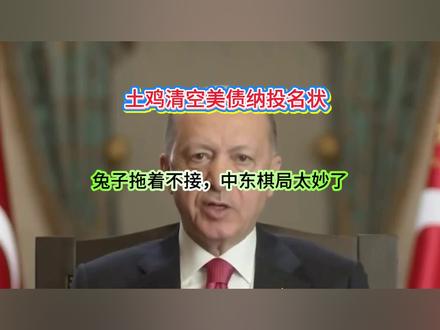 土清空美债纳投名状!龙国拖着不接,中东棋局太妙了 #中东最新局势 #中东局势最新动态 #全球聚焦中东局势