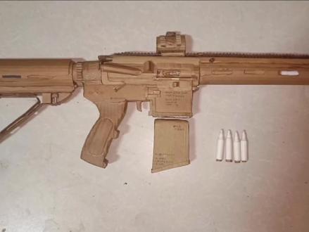 #手工 #模型 #手工diy hk416教程