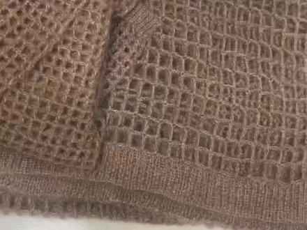 三万三围巾教程一#编织教程 #雪莲花针织