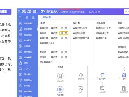 畅捷通T+云ERP:销货单统计表/销货单明细表 畅捷通T+数智化云ERP--销售业务:销货单统计表/销货单明细表#畅捷通 #销售报表