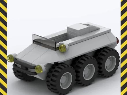 #积木 #乐高 小颗粒积木六轮积木MOC