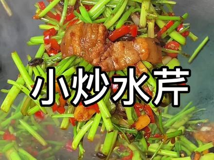 在春天,到处都是大自然给的馈赠,今天这道野水芹,真的爱了#每日美食分享 #秀出家乡河湖美