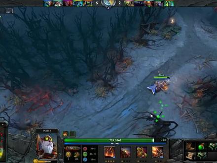 DOTA2:被破三路 4大电冰眼狙击手 能否守护雅典娜成功?