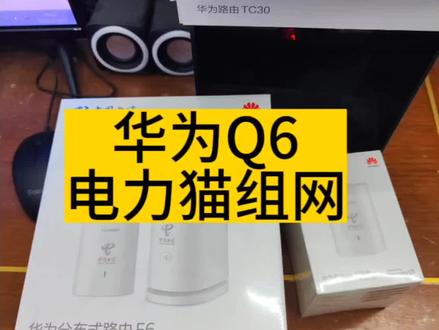 华为Q6电力猫组网#数码科技 #华为 #路由器 #智能家居 #科技改变生活