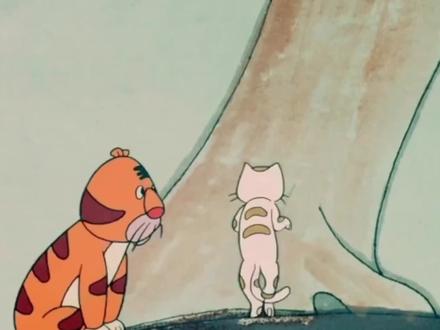 动画:小猫给老虎当师傅,为何唯独不把爬树的技能教给它? #绘本故事 #怀旧动画 #童年动画