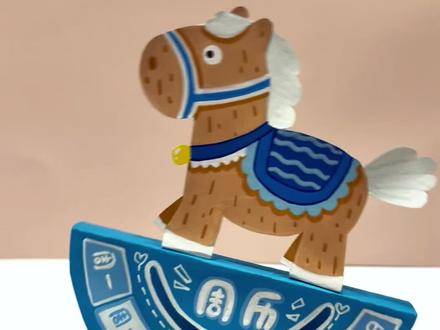 🐴木马周历摇一摇,学习工作更高效!#上热门🔥 #马年 #新年 #简笔画 #创意手工