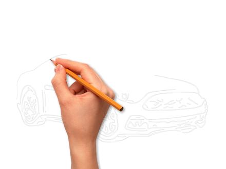 汽车14简笔画福特野马 #汽车 #福特 #福特野马 #福特野马mustang #画车 #手绘视频