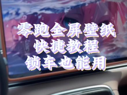 #零跑 全屏壁纸教程,快捷打开,锁车断电也能用。 #c11 #c10 #lafa5 #b10