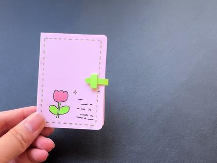 用A4纸做个迷你小本本#亲子手工 #创意手工 #自制玩具书