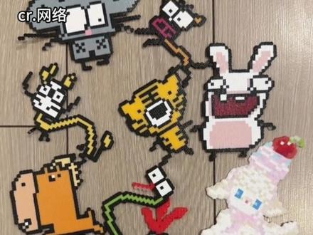 网友们创作欲简直大爆发 #十二生肖 #手绘 #搞笑 #十二生肖拼豆主打一个抽象