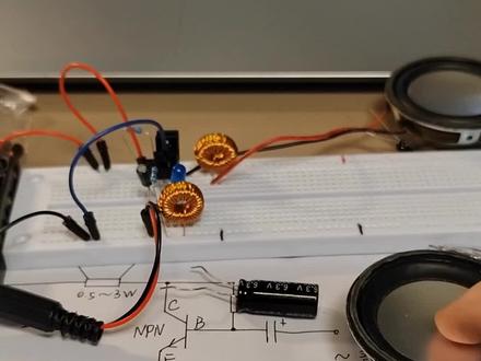 学电子电路就是要动手实验,尽管效果不一定做到最好 #电子爱好者 #电路实验 #面包板电路