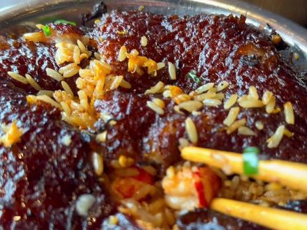 杭州最nb的龙虾扣肉饭!!!#抗拒不了的美食 #杭州美食 #扣肉 #龙虾 #美食