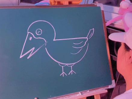 23W教你画乌鸦,看一遍就会画的简笔画来啦,都来看看呐😜,学不会你打我😝#简笔画 #幼师 #热门 @DOU+小助手