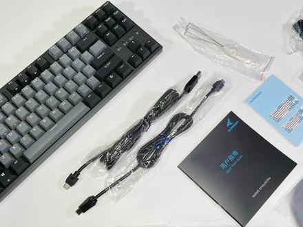 放假了需要一把趁手的上分利器-杜伽K320w多模无线机械键盘体验 #键盘 #电脑 #外设