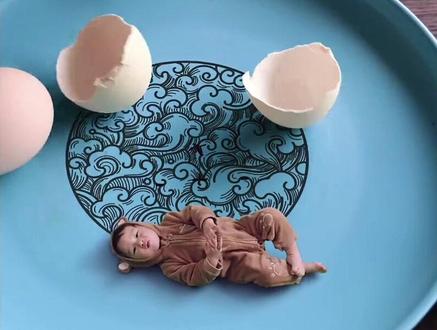 鸡蛋里弹出宝宝教程#波妞波力 #剪映 #鸡蛋宝宝 #幼崽破壳