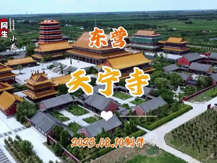 东营免费的4A级景区天宁寺宏伟壮观,带大家了解一下 #寺院 #历史古迹 #文化旅游#古代建筑 #古迹#风景名胜