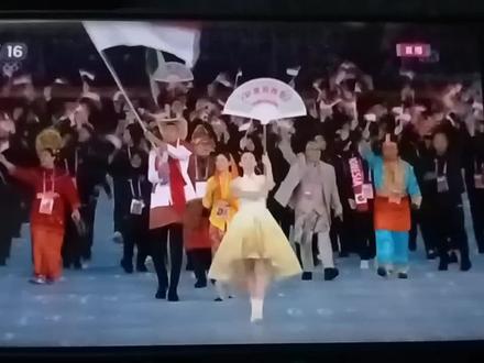 亚运会印尼代表队入场#杭州亚运开幕式绝美瞬间