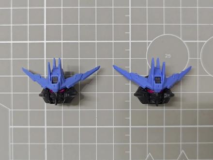 「万代&猛虎」MG-维达尔 拼装实录之头部对比#高达 #模型 #玩具 #测评 #高达模型制作