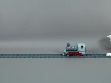 搭建一只猫大小的乐高火车