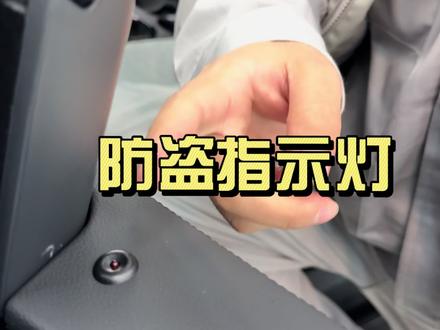 车门上的小红灯是干什么的?#每天一个用车知识 #带你懂车 #防盗指示灯