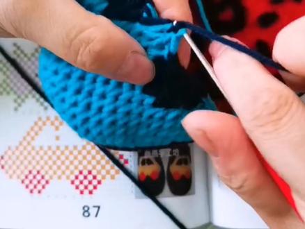 小汽车毛线拖鞋编织教程手工编织拖鞋可爱的小汽车图案小男孩最爱