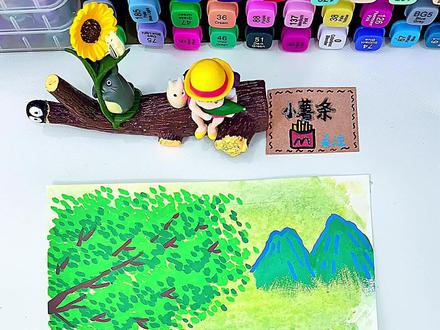 2分钟搞定清明节主题画#手抄报,🈶手就会,喜欢点赞收藏吧!#简笔画 #简单好看的手抄报 #一学就会系列 #清明节