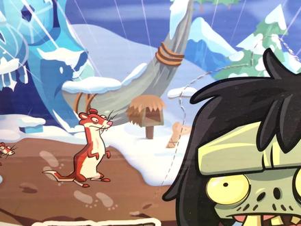 植物大战僵尸盲蛋:拆出玉米投手铁桶僵尸,组装完毕放入展览墙!