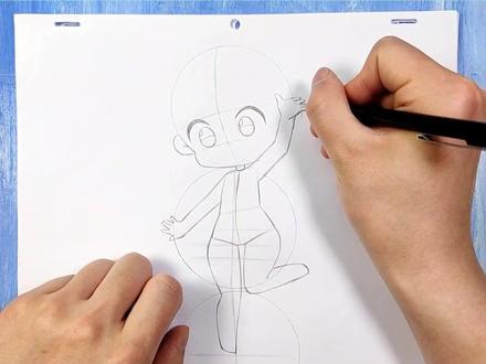 Q版萌萌的阿尼亚画法#q版漫画 #Q版 #q版人物 #漫画 #漫画