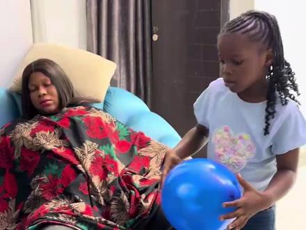 女孩揭穿继母假怀孕 #气球 #假怀孕被揭穿