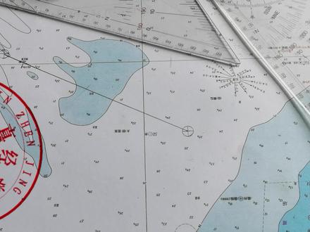 航线设计-海图上量取航向的两种方法