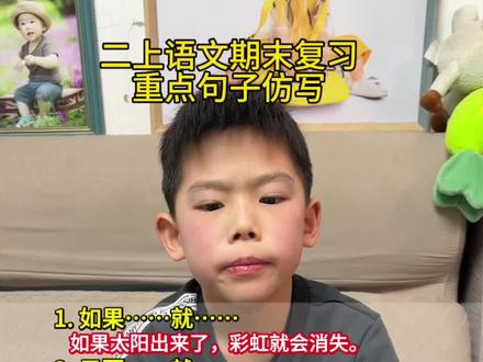 #二年级上册语文 期末复习常考仿写句子#必考考点#知识点总结 #仿写句子 #二年级