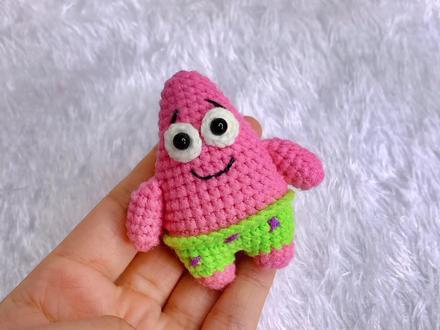 派大星(一):你好!我是派大星,我是上帝派来保护你的大星星!#手工 #教程 #零基础教学 #爱生活爱编织 #手工编织