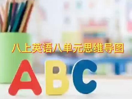 8上英语8单元思维导图#思维导图 #学英语