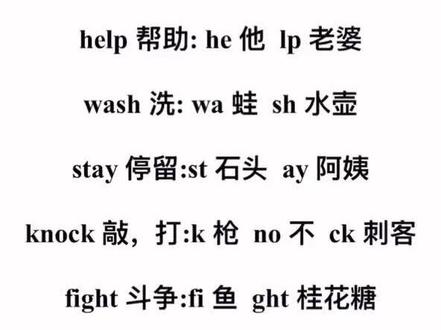#速记单词 #学英语 你学会了吗?