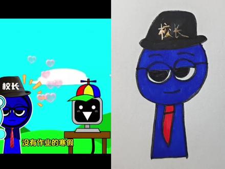 给孩子们少点作业吧#简笔画#二次元#节奏盒子#动漫#动画