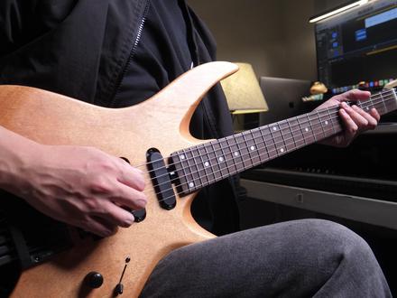 反派硬曲审判摇~ 鬼灭 猗窝座bgm #电吉他#歌曲审判时刻#鬼灭之刃#唐农NHL500无头电吉他#Donner唐农