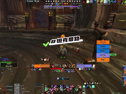 #为了部落 #魔兽世界 熊T练级,乌堡教学