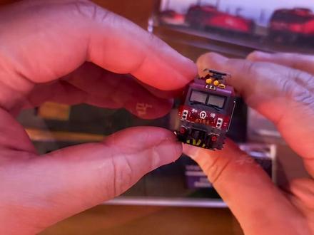 @长鸣火车模型 HXD3D 和谐电3D #n比例 #火车模型 开箱#火车模型的折法 #火车迷爱好者 #微缩场景