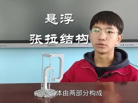 悬浮张拉结构-李学勤2024届一班#悟理学吧 #学生实验微课