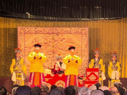 2月24日天津河北梆子剧院在河北省大城县王纪庄演出《王宝钏》